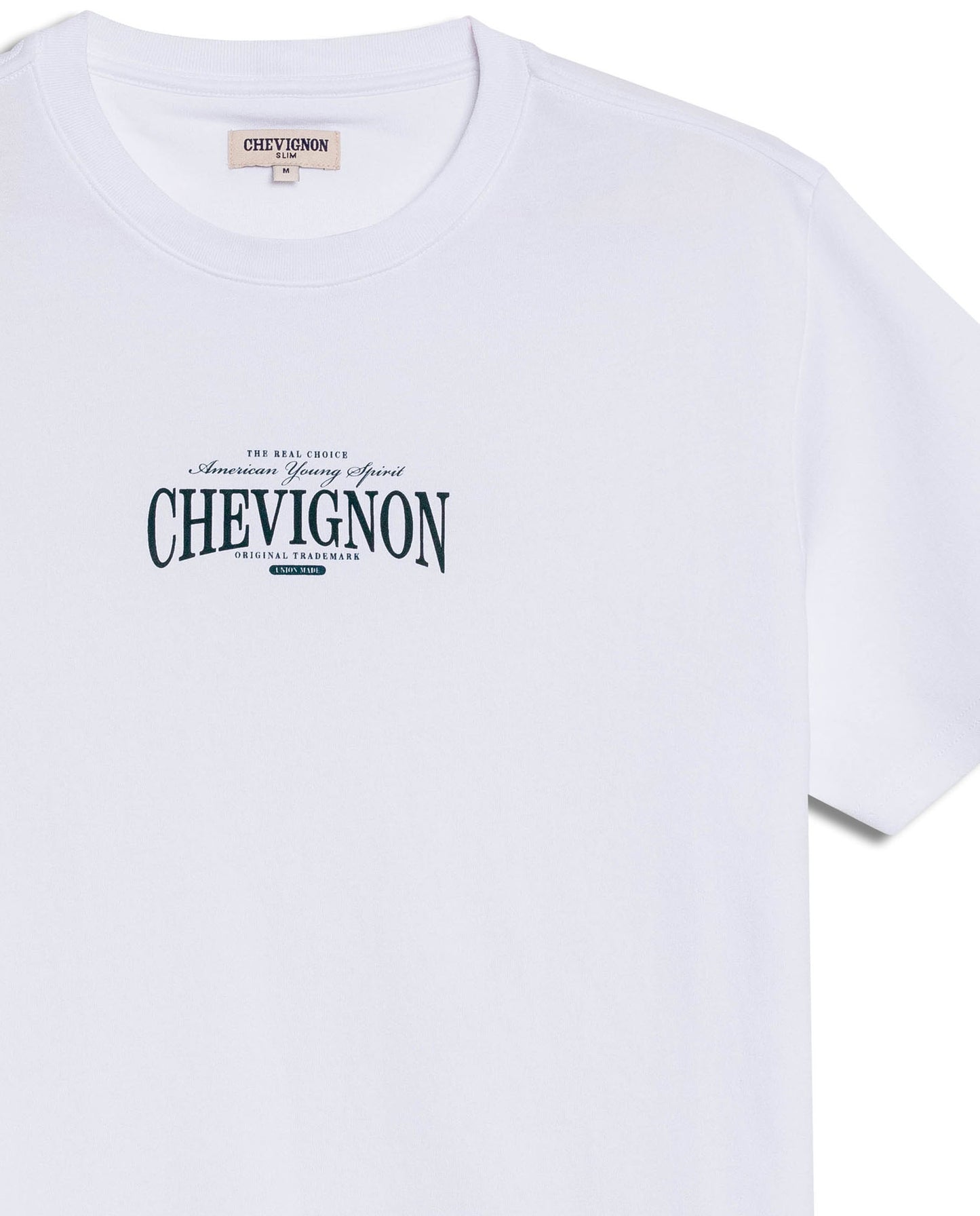 Mens T-Shirt Slim Fit Short Sleeve Cotton Polyester High Density Graphic Center Print Tactile Relief - White 63_641H002_BLA110601_8