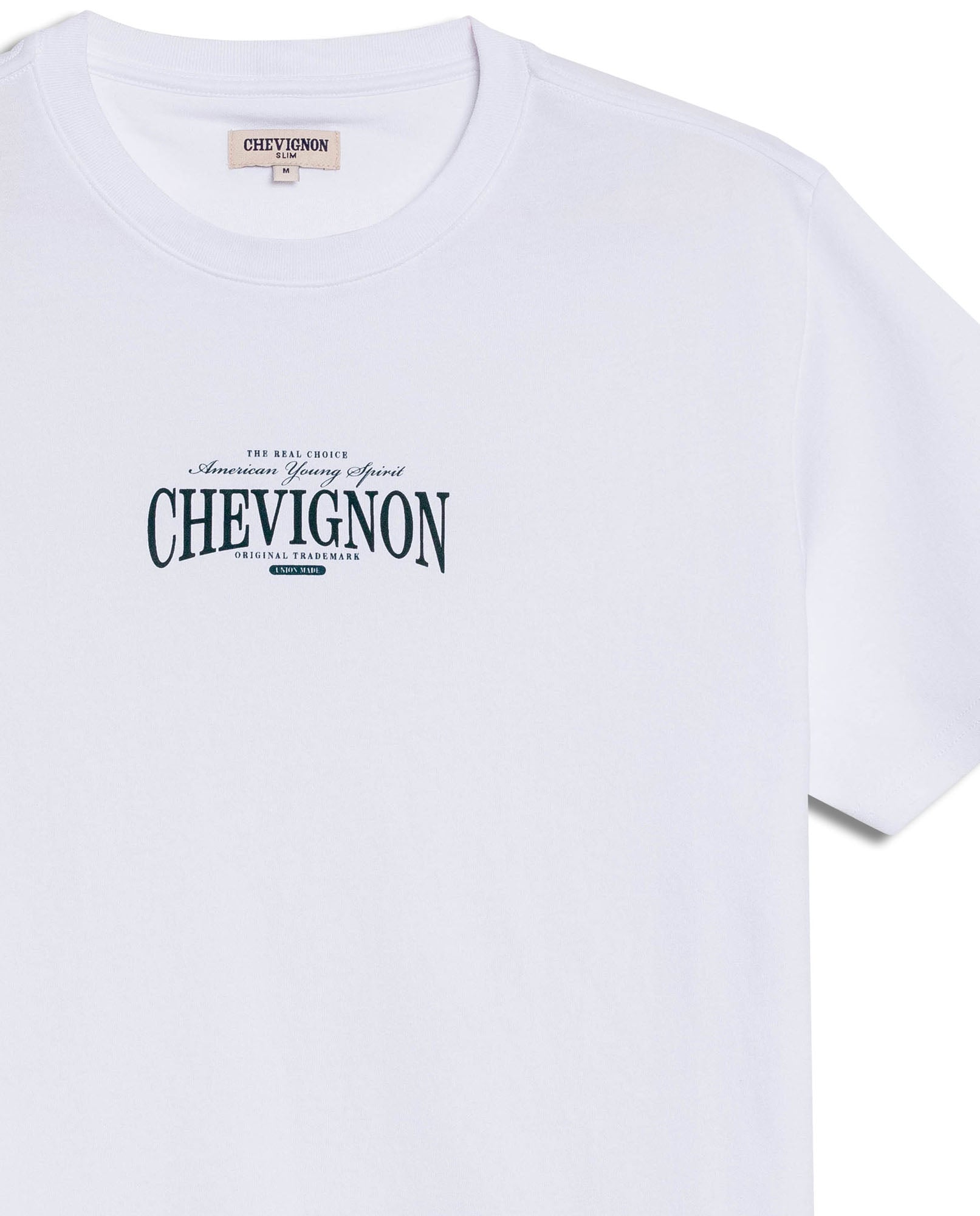 Mens T-Shirt Slim Fit Short Sleeve Cotton Polyester High Density Graphic Center Print Tactile Relief - White 63_641H002_BLA110601_8