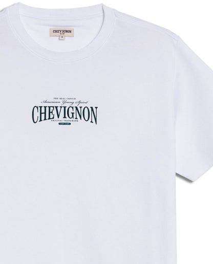 Mens T-Shirt Slim Fit Short Sleeve Cotton Polyester High Density Graphic Center Print Tactile Relief - White 63_641H002_BLA110601_8