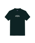 Mens T-Shirt Slim Fit Short Sleeve Cotton Polyester High Density Graphic Center Print Tactile Relief - Dark Green 63_641H002_VER195406_3