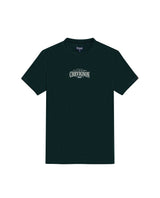 Mens T-Shirt Slim Fit Short Sleeve Cotton Polyester High Density Graphic Center Print Tactile Relief - Dark Green 63_641H002_VER195406_3
