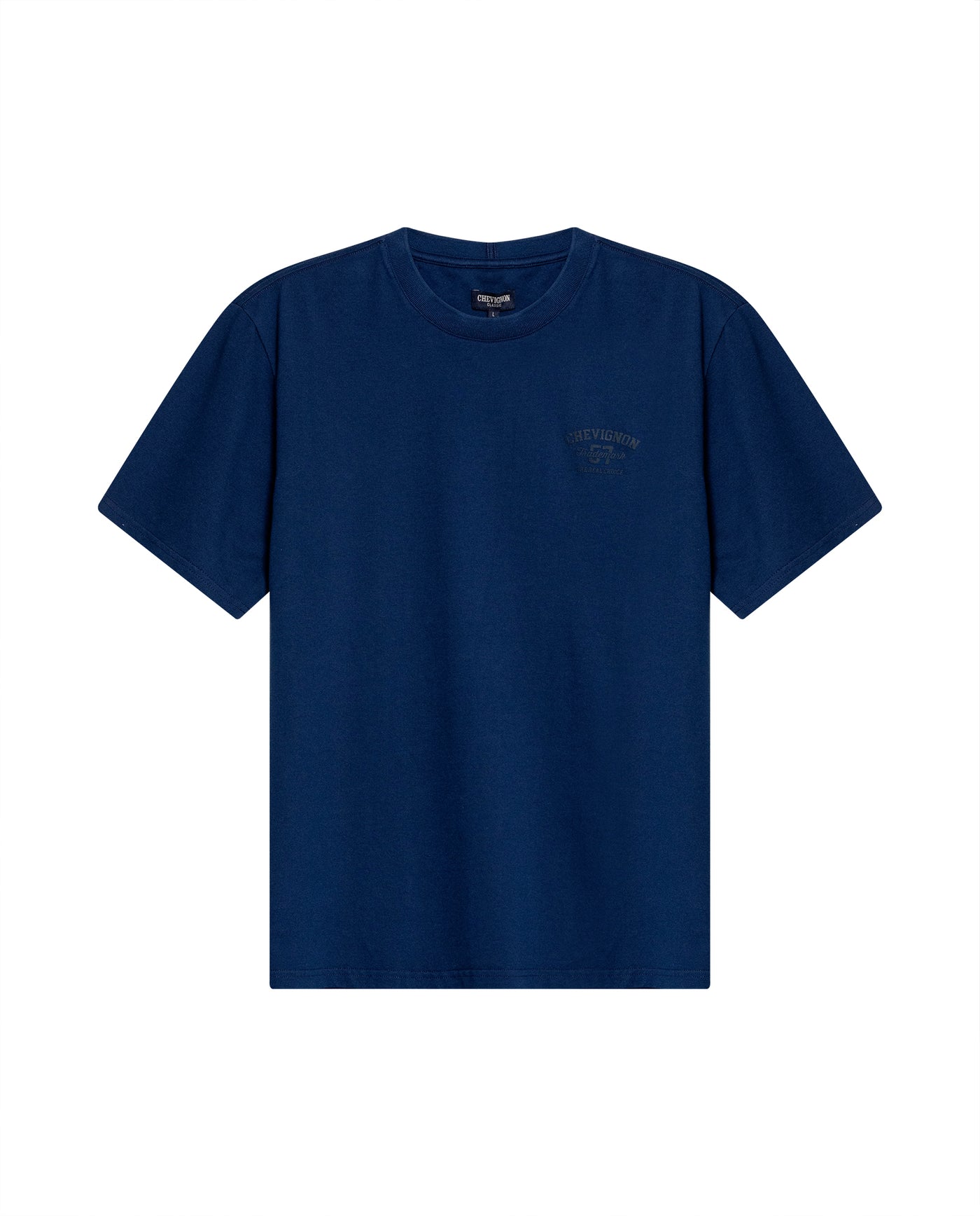 Mens T-Shirt Classic Fit Short Sleeve Cotton Elastane Piqué-Honeycomb Fabric Localized Graphic Red Vent Details - Blue 63_641H003_AZU194029_3