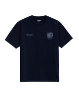 Mens T-Shirt Classic Fit Short Sleeve Cotton Jersey Polonia Front Back Graphics Heavy Rib Collar - Blue 63_641H005_AZU193924_3