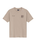 Mens T-Shirt Classic Fit Short Sleeve Cotton Jersey Polonia Front Back Graphics Heavy Rib Collar - Gray 63_641H005_GRI171107_3