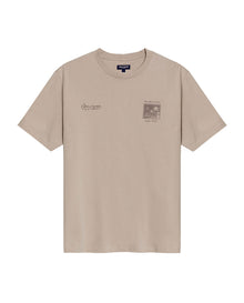 Mens T-Shirt Classic Fit Short Sleeve Cotton Jersey Polonia Front Back Graphics Heavy Rib Collar - Gray 63_641H005_GRI171107_3