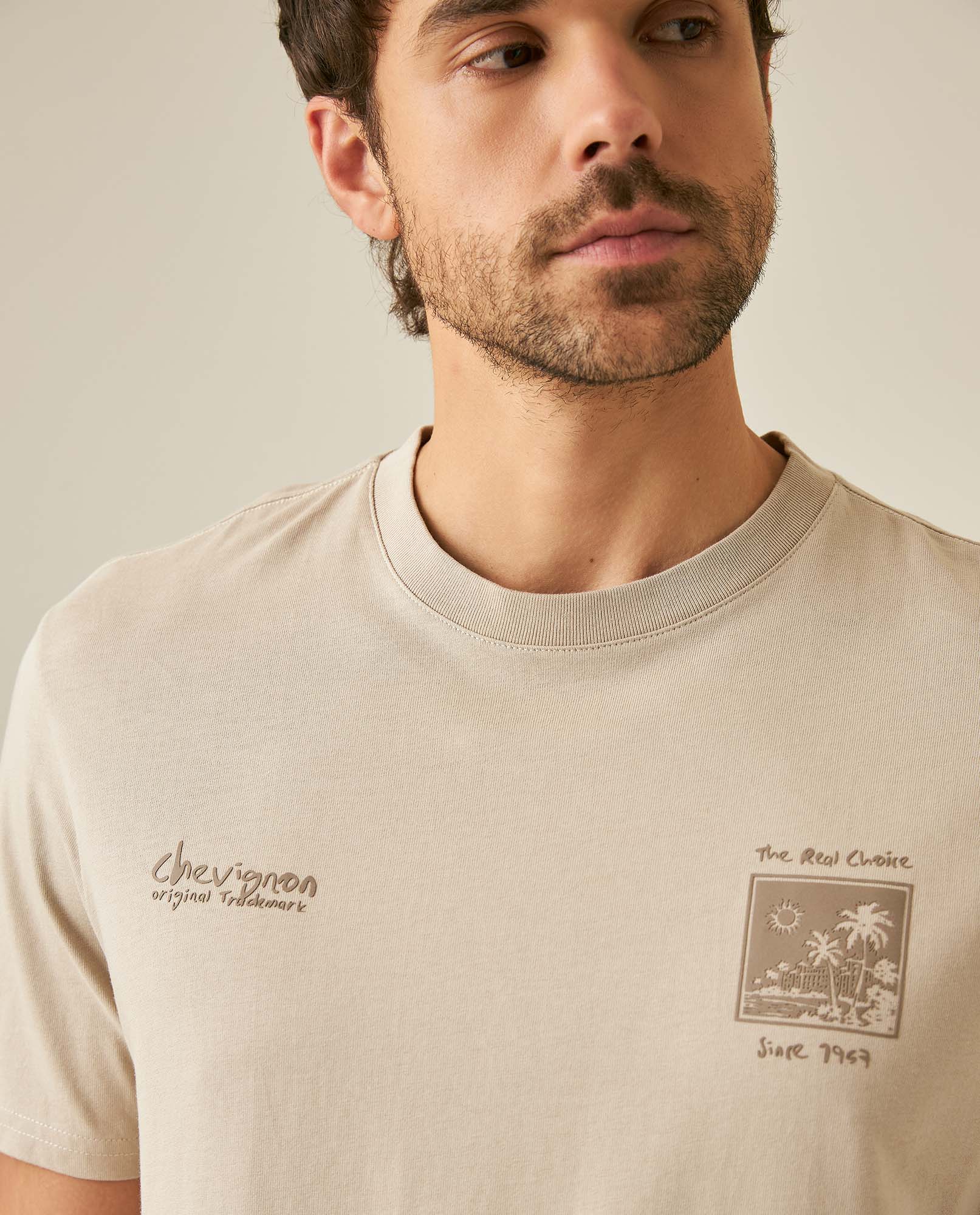 Mens T-Shirt Classic Fit Short Sleeve Cotton Jersey Polonia Front Back Graphics Heavy Rib Collar - Gray 63_641H005_GRI171107_5