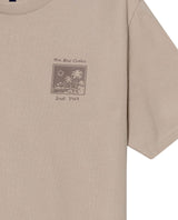Mens T-Shirt Classic Fit Short Sleeve Cotton Jersey Polonia Front Back Graphics Heavy Rib Collar - Gray 63_641H005_GRI171107_8