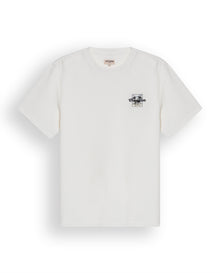 Mens T-Shirt Slim Fit Short Sleeve Cotton Polyester Waffle Texture Chest Embroidery Overlay Label - Raw 63_641H006_CRU110606_3