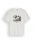 Mens T-Shirt Classic Fit Short Sleeve Cotton Jersey Medium Weight Heavy Rib Collar Mixed Front Graphics - Raw 63_641H008_CRU110606_3