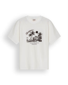 Mens T-Shirt Classic Fit Short Sleeve Cotton Jersey Medium Weight Heavy Rib Collar Mixed Front Graphics - Raw 63_641H008_CRU110606_3