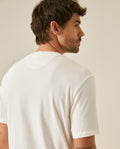 Mens T-Shirt Classic Fit Short Sleeve Cotton Jersey Medium Weight Heavy Rib Collar Mixed Front Graphics - Raw 63_641H008_CRU110606_7