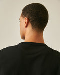 Mens T-Shirt Slim Fit Short Sleeve Cotton Jersey Heavy Mini Central High Density Graphic - Black 63_641H010_NEG194007_7