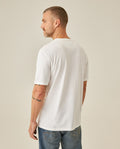 Mens T-Shirt Slim Fit Short Sleeve Cotton Jersey Medium Weight Front Localized Graphic - Raw 63_641H011_CRU110606_5