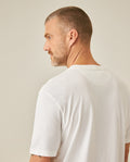 Mens T-Shirt Slim Fit Short Sleeve Cotton Jersey Medium Weight Front Localized Graphic - Raw 63_641H011_CRU110606_6