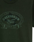 Mens T-Shirt Slim Fit Short Sleeve Cotton Jersey Medium Weight Front Localized Graphic - Green 63_641H011_VER180422_8
