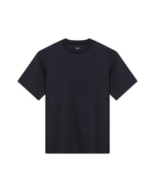 Mens T-Shirt Classic Fit Short Sleeve Cotton Polyester Waffle Texture Distinctive Tactile Dimension - Gray 63_641H012_GRI194406_3