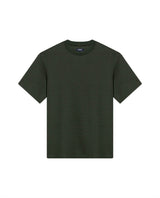 Mens T-Shirt Classic Fit Short Sleeve Cotton Polyester Waffle Texture Distinctive Tactile Dimension - Green 63_641H012_VER190509_3