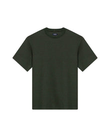 Mens T-Shirt Classic Fit Short Sleeve Cotton Polyester Waffle Texture Distinctive Tactile Dimension - Green 63_641H012_VER190509_3