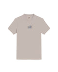 Mens T-Shirt Slim Fit Short Sleeve Cotton Jersey Double Knit Discreet Central Summer Graphic Side Vents - Beige 63_641H015_BEI140002_3