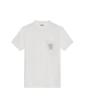 Mens T-Shirt Classic Fit Short Sleeve Cotton Jersey Medium Weight Embroidered Graphics Both Sides Pocket - Raw 63_641H018_CRU110606_3