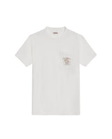 Mens T-Shirt Classic Fit Short Sleeve Cotton Jersey Medium Weight Embroidered Graphics Both Sides Pocket - Raw 63_641H018_CRU110606_3