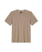 Mens T-Shirt Slim Fit Short Sleeve Crewneck Pima Cotton Vibrant Embroidered Duck Heart Point - Green 63_641H020_VER195320_3