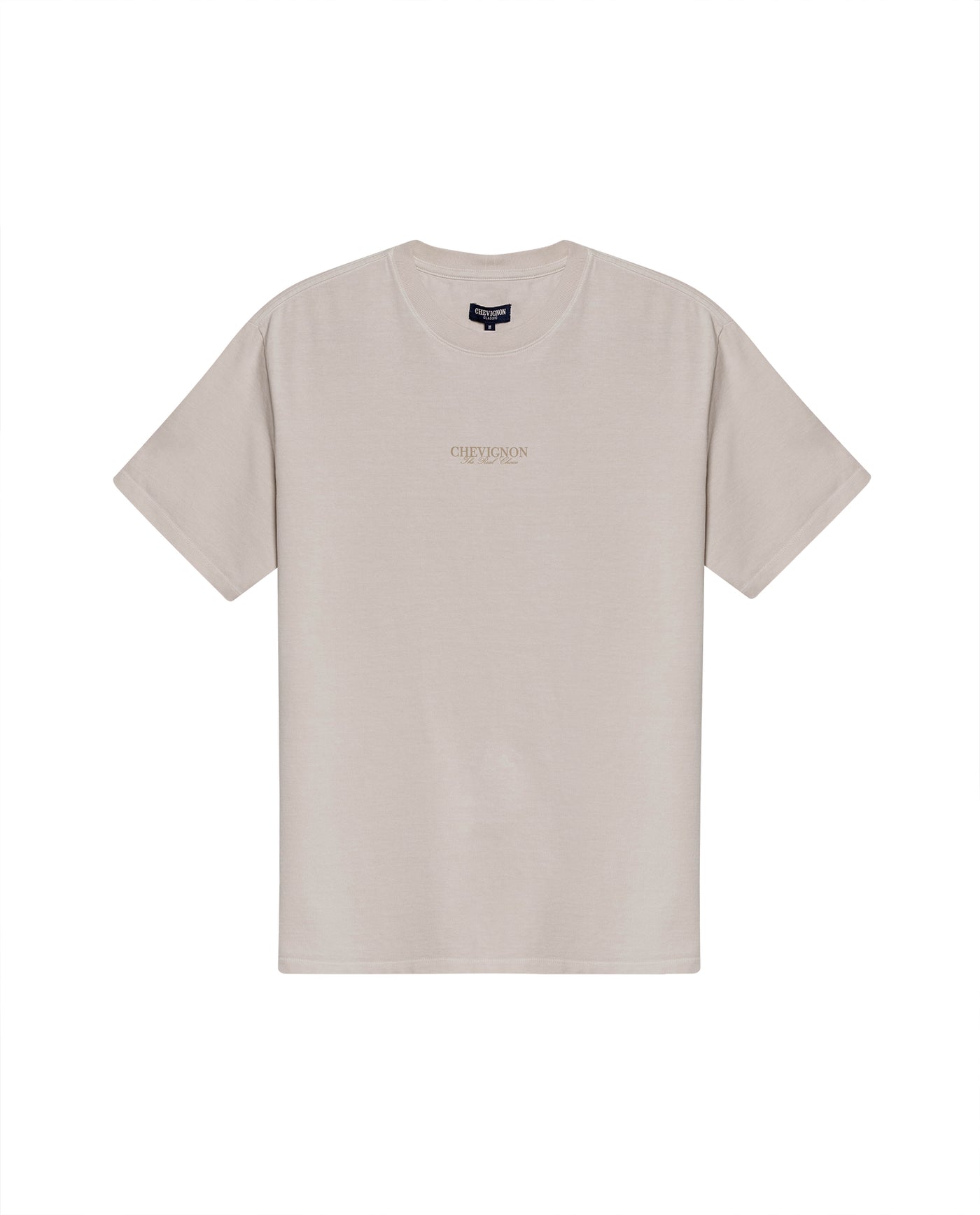 Mens T-Shirt Classic Fit Short Sleeve Cotton Jersey Heavy Washed Front Graphics Back Appliqué - Raw 63_641H021_CRU110606_3