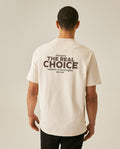 Mens T-Shirt Long Sleeve Classic Fit Cotton Jersey Medium Weight Mixed Typography Front Back - Raw 63_641H023_CRU120000_6
