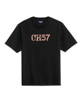 Mens T-Shirt Classic Fit Short Sleeve Crewneck Cotton Jersey Medium Weight Military Camo Aesthetic Chest Graphic - Black 63_641H026_NEG194007_3