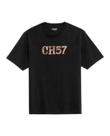 Mens T-Shirt Classic Fit Short Sleeve Crewneck Cotton Jersey Medium Weight Military Camo Aesthetic Chest Graphic - Black 63_641H026_NEG194007_3