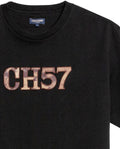 Mens T-Shirt Classic Fit Short Sleeve Crewneck Cotton Jersey Medium Weight Military Camo Aesthetic Chest Graphic - Black 63_641H026_NEG194007_8