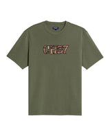 Mens T-Shirt Classic Fit Short Sleeve Crewneck Cotton Jersey Medium Weight Military Camo Aesthetic Chest Graphic - Green 63_641H026_VER180515_3