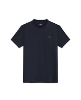 Mens T-Shirt Slim Fit Short Sleeve Cotton Jersey Double Knit Superior Durability Tone on Tone Duck Minimalist - Gray 63_641H040_GRI190000_3