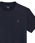 Mens T-Shirt Slim Fit Short Sleeve Cotton Jersey Double Knit Superior Durability Tone on Tone Duck Minimalist - Gray 63_641H040_GRI190000_8