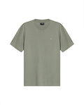 Mens T-Shirt Slim Fit Short Sleeve Cotton Jersey Double Knit Superior Durability Tone on Tone Duck Minimalist - Green 63_641H040_VER166008_3