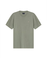 Mens T-Shirt Slim Fit Short Sleeve Cotton Jersey Double Knit Superior Durability Tone on Tone Duck Minimalist - Green 63_641H040_VER166008_3