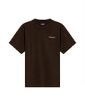 Mens Rodeo T-Shirt Classic Fit Short Sleeve Cotton Jersey Varsovia Medium Weight Artisan Embroidery Front Back - Brown 63_641H700_CAF190840_3
