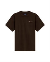 Mens Rodeo T-Shirt Classic Fit Short Sleeve Cotton Jersey Varsovia Medium Weight Artisan Embroidery Front Back - Brown 63_641H700_CAF190840_3