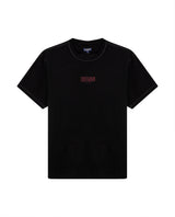 Mens Rodeo T-Shirt Classic Fit Short Sleeve Cotton Jersey Toscana Medium Weight Decorative Seams - Black 63_641H703_NEG194007_3