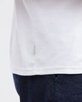 Men's Basic Slim Fit Round Neck Cotton T-Shirt - White 642G001 - 3