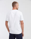 Men's Basic Slim Fit Round Neck Cotton T-Shirt - White 642G001 - 4