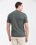 Men's Basic Slim Fit Round Neck Cotton T-Shirt - Green 642G001 - 4