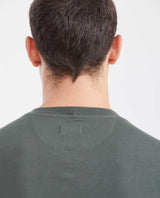 Men's Basic Slim Fit Round Neck Cotton T-Shirt - Green 642G001 - 5