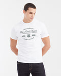 Men's Slim Fit Printed Crew Neck T-Shirt - White 642G003 - 2