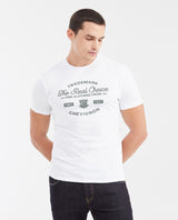 Men's Slim Fit Printed Crew Neck T-Shirt - White 642G003 - 2