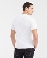 Men's Slim Fit Printed Crew Neck T-Shirt - White 642G003 - 5