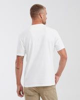 Slim Fit Printed T-Shirt in Medium Weight Cotton for Men - Raw 642G005 - 4