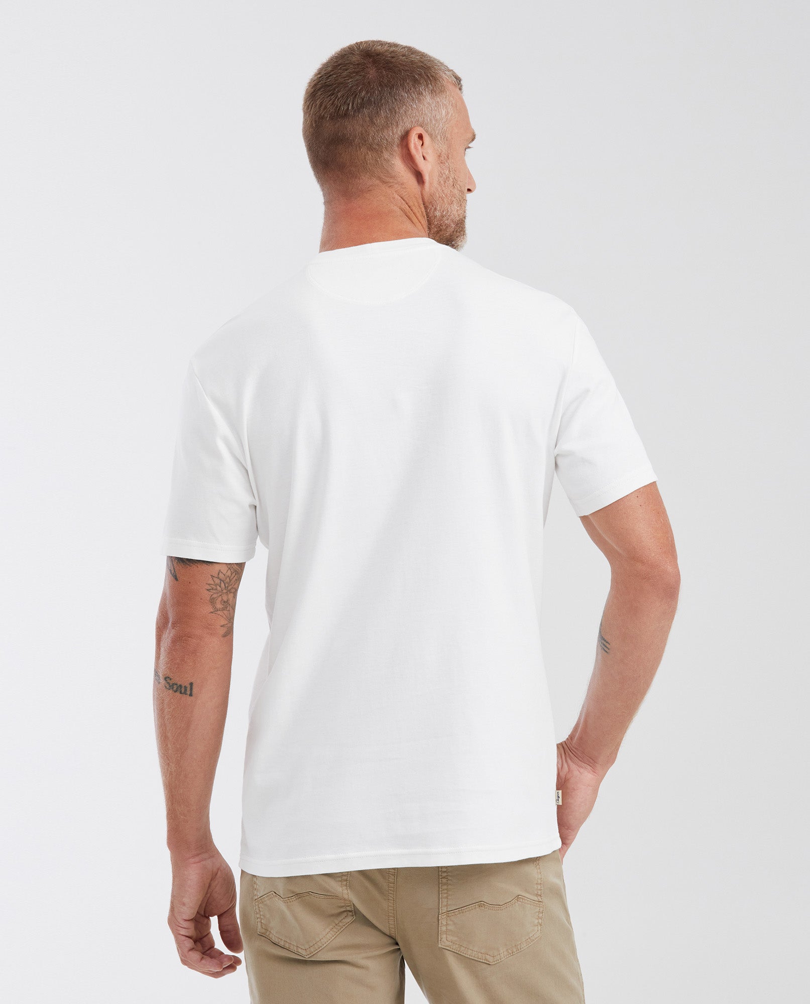 Men's Slim Fit Printed T-shirt in Medium Weight Cotton - Raw - 4