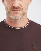 Slim Fit T-Shirt with Round Neck in 100% Cotton Piqué for Men - Brown 642G006 - 3