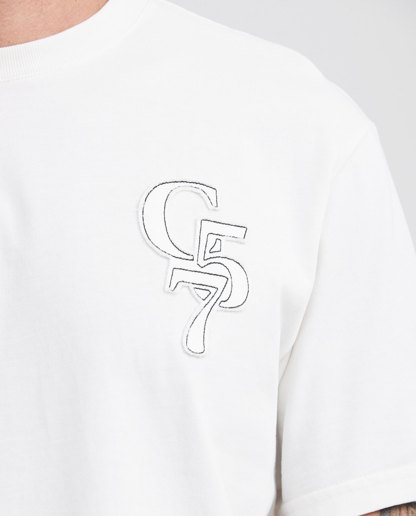 Men's Classic Fit Crew Neck T-Shirt with Print - Raw 642G013 - 1